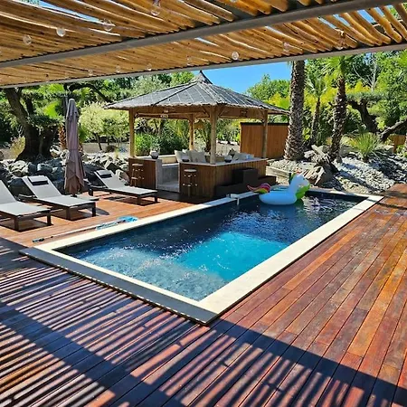 Papagayo, Piscine Chauffee, Jacuzzi & Sauna Вилла Пессак