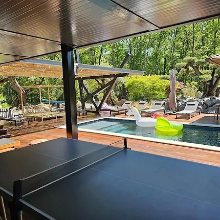 Вилла Papagayo, Piscine Chauffee, Jacuzzi & Sauna Пессак
